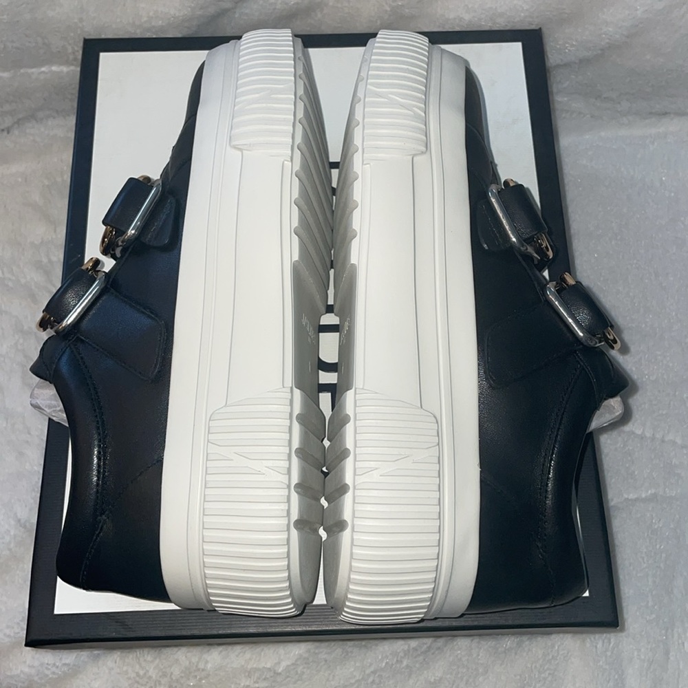 NWT J/SLIDES WALDO Black Leather Sneaker - Picture 14 of 16